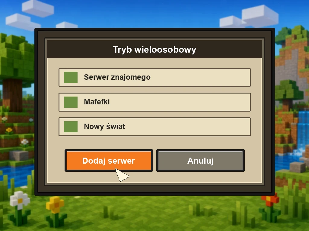 Dodaj serwer